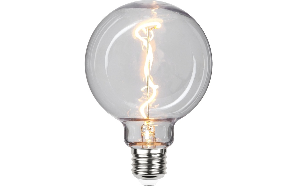 Star Trading Lampe LED Filament, 1 W, E27, Blanc chaud (WW)