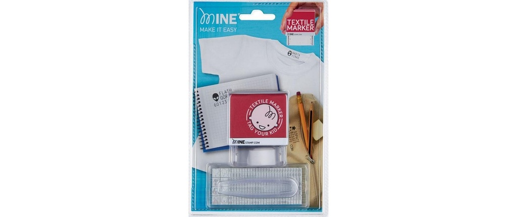 Colop Set de tampons MINE Textile, 3 lignes