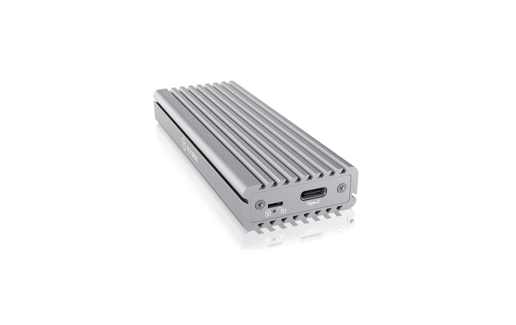 ICY BOX Boîtier externe IB-1817Ma-C31 M.2 NVMe argent