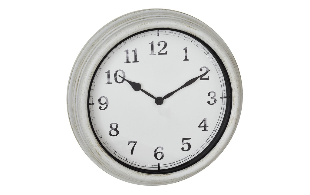 TFA Dostmann Horloge murale Outdoor Blanc
