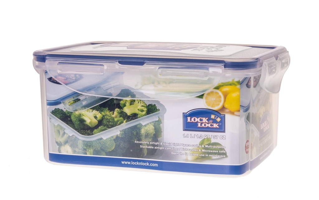 Lock & Lock Récipients à provisions 1.1 l, Transparent