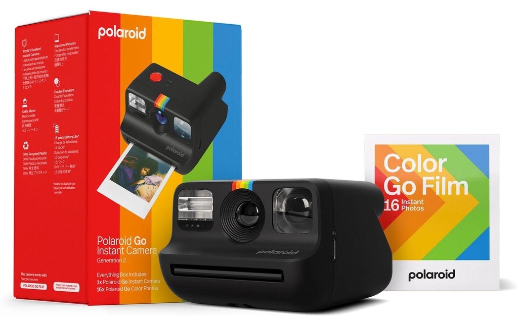 Polaroid Appareil photo Everything Box Go Gen 2.0 Noir