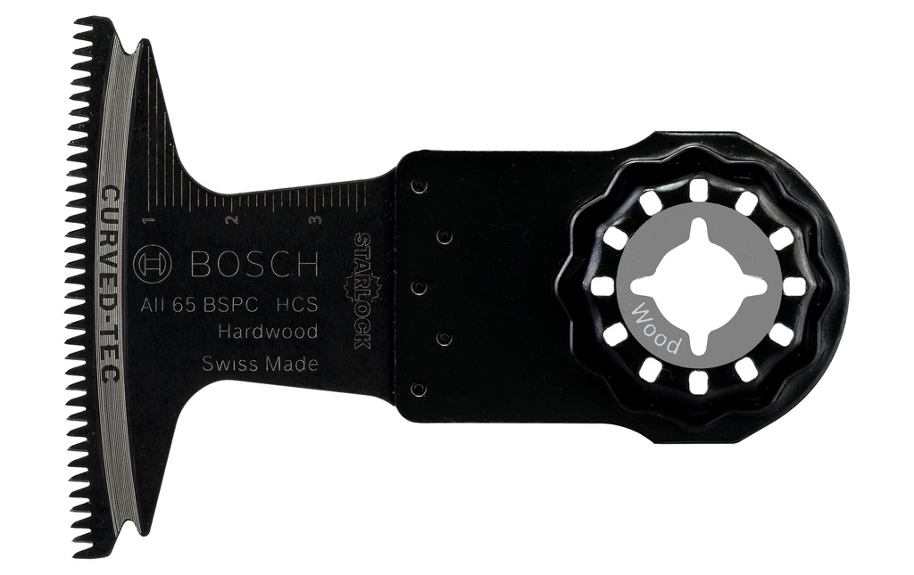 Bosch Professional Lame plongeante Starlock HCS AII 65 BSPC Bois dur 40 x 65 mm