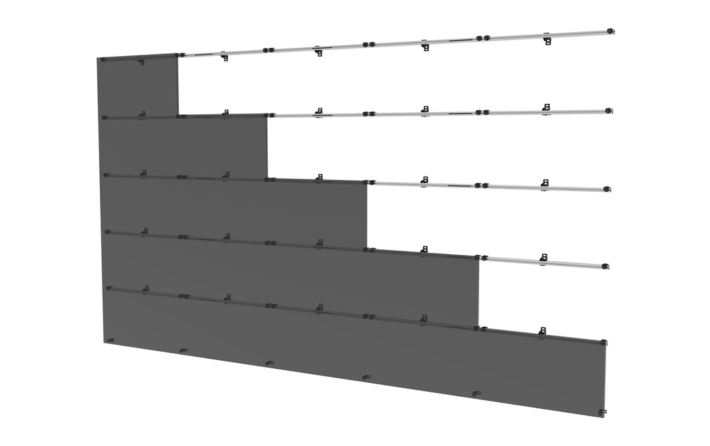Peerless-AV Support mural DS-LEDUNV610-5x5 LED Tiles jusqu'à 610mm