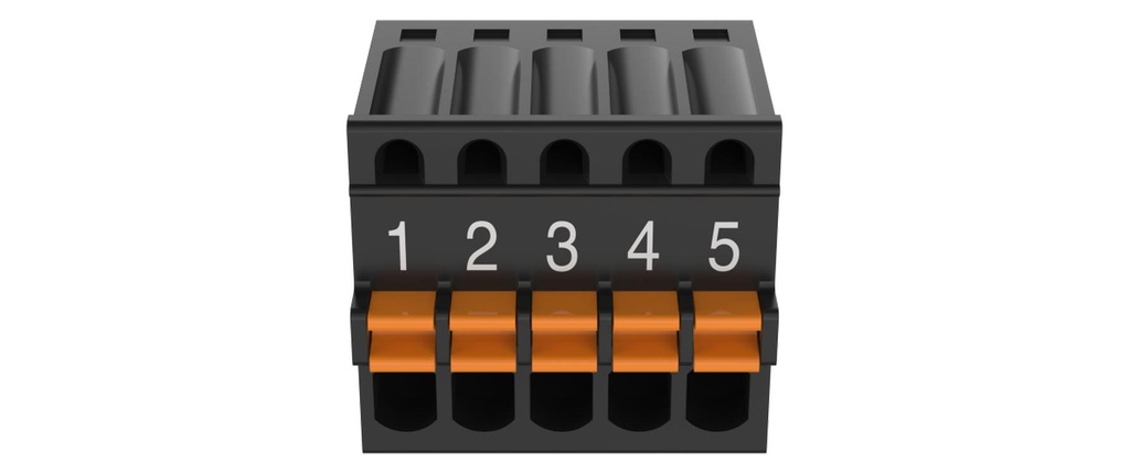 Axis Borne TU6008 5-PIN Noir 10 Pièce/s