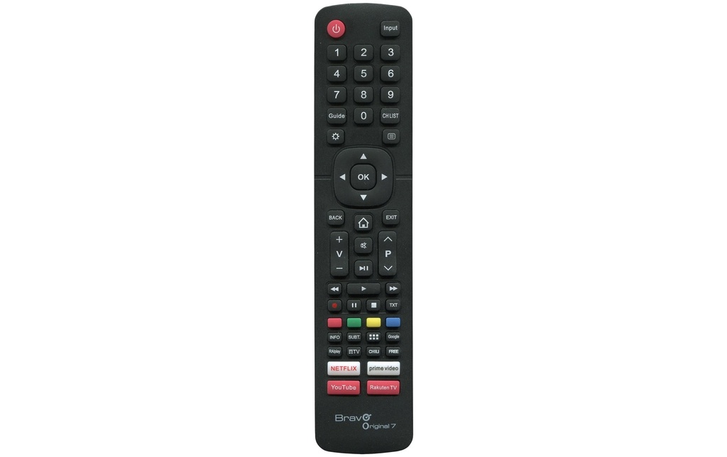 BRAVO Télécommandes de rechange Bravo ORIGINAL 7 Hisense