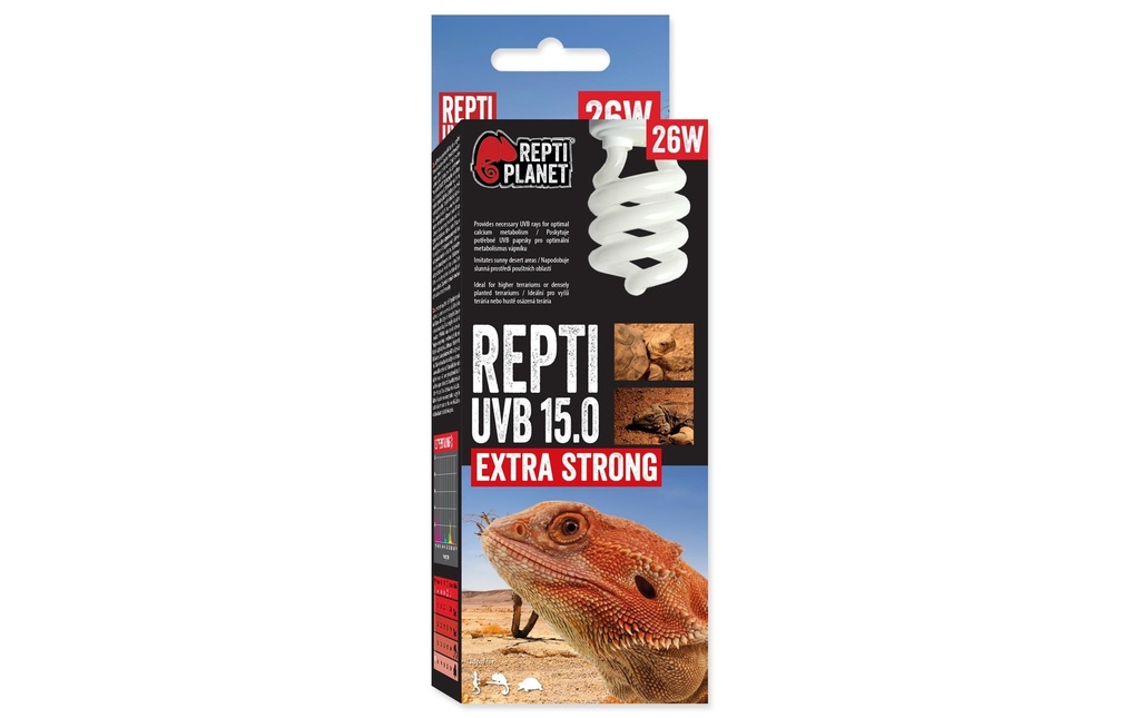 Repti Planet Lampe pour terrarium Ampoule économique 15.0 26 W