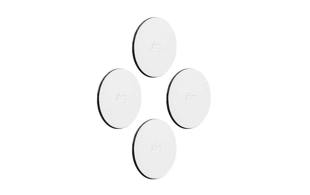 Silwy Tampons de nano gel en métal, set de 4, 6.5 cm
