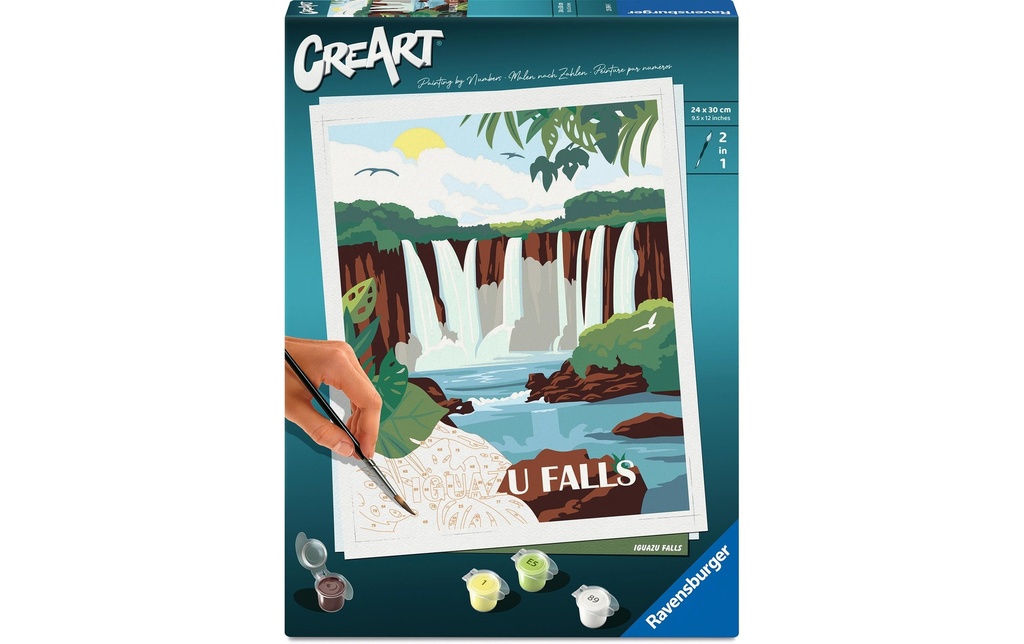 Ravensburger Peinture avec chiffres CreArt – Chutes d'Iguazu