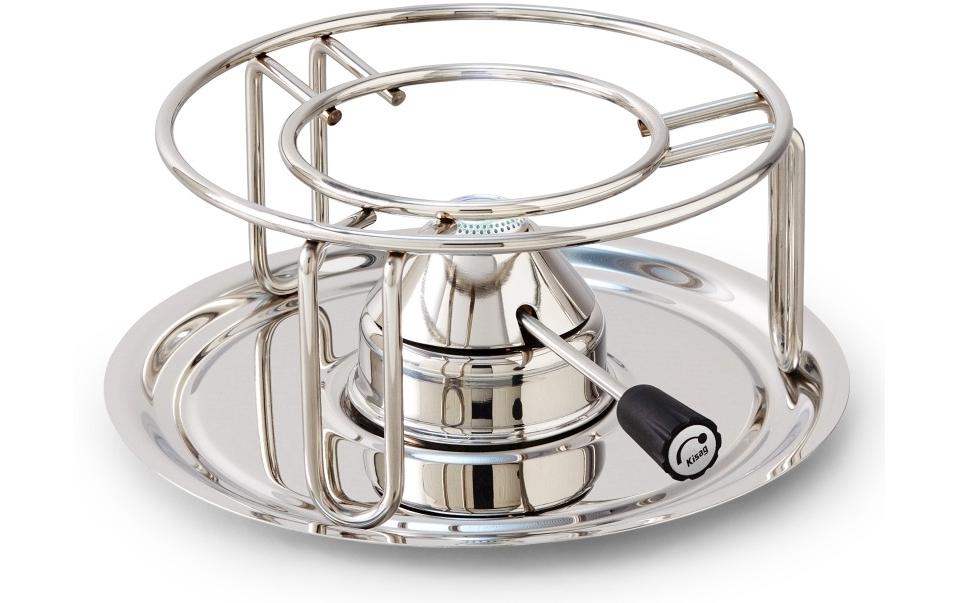 Kisag Réchaud à fondue Classic Argenté