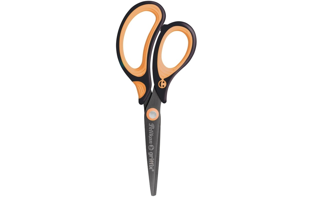 Pelikan Ciseaux Griffix 15 cm pour gauchers, Neon Black