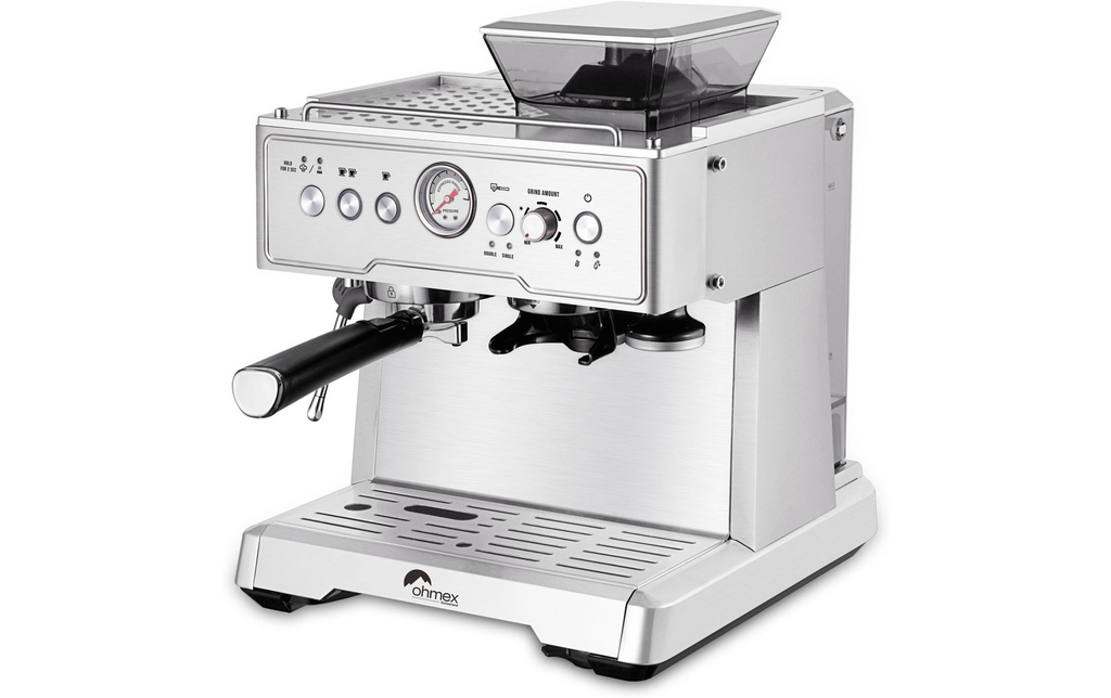 OHMEX Machine à expresso OHM-XPS-7303 Acier inoxydable