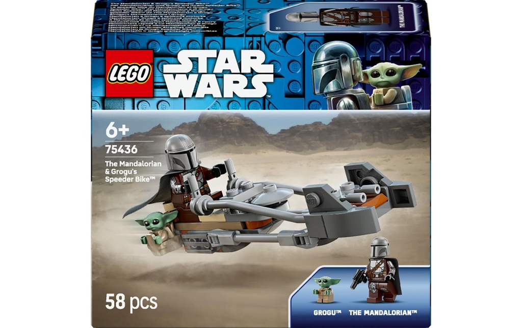 LEGO® Star Wars Le speeder bike du Mandalorien et Grogu75436