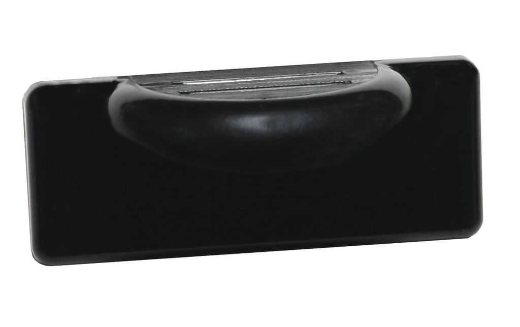 Gardinia Support magnétique Rail inférieur Noir