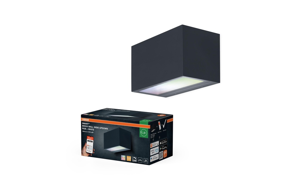 OSRAM Applique murale plein air Smart+ Brick UpDown RGB + W