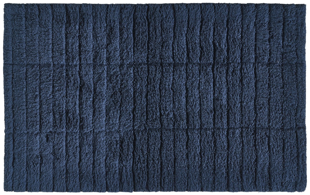 Zone Denmark Tapis de bain Tiles 50 x 80 cm, Dark Blue