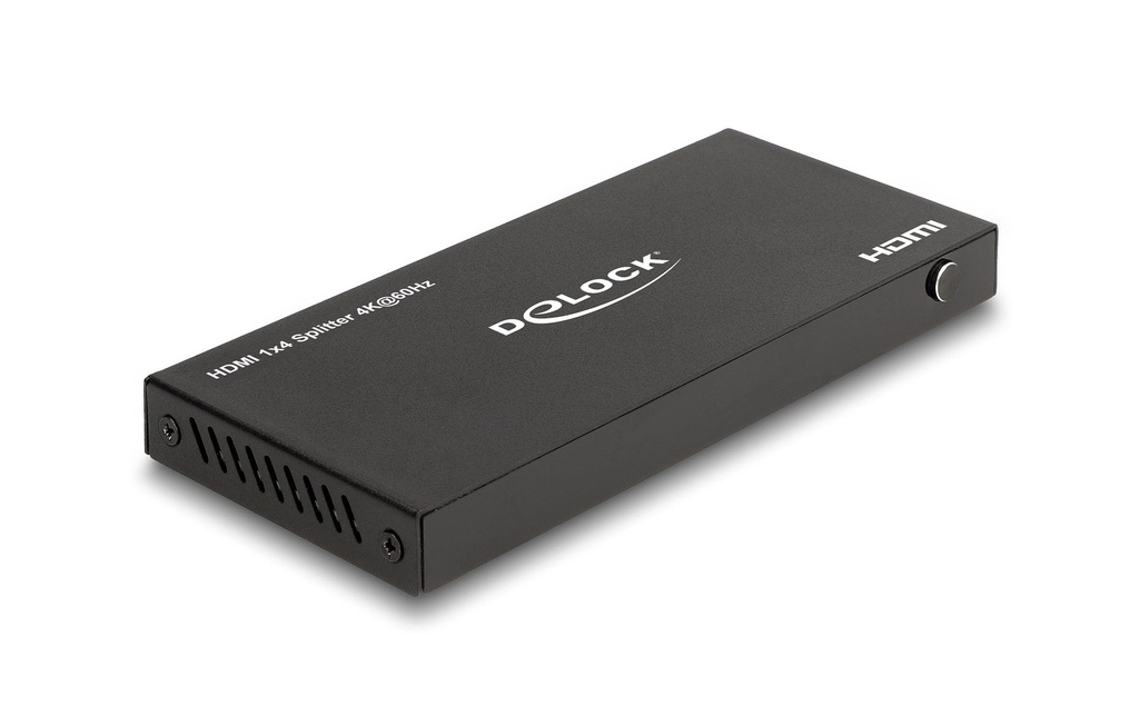 Delock Diviseur de signaux à 4 ports HDMI-HDMI 4K/60 Hz