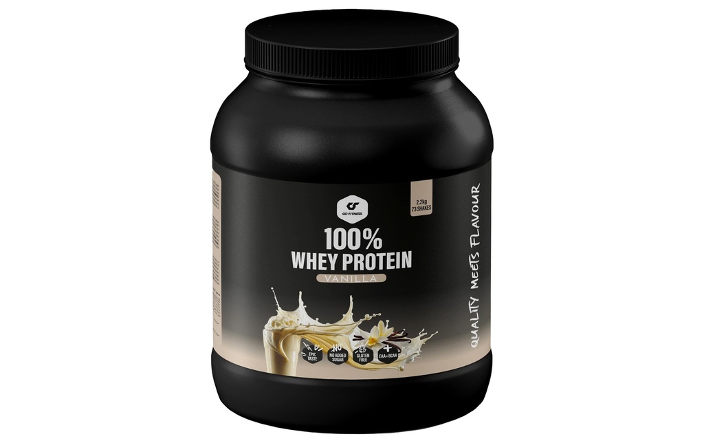 Go Fitness Poudre 100% Whey Protein Vanille 2200 g