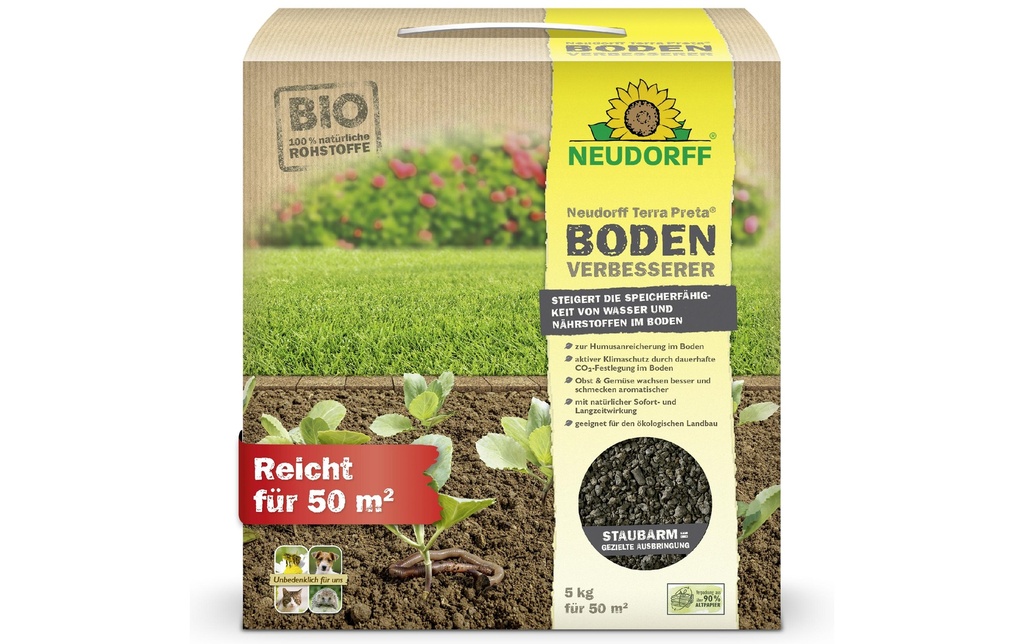 Neudorff Engrais TerraPreta Amendement pour sols 5 kg