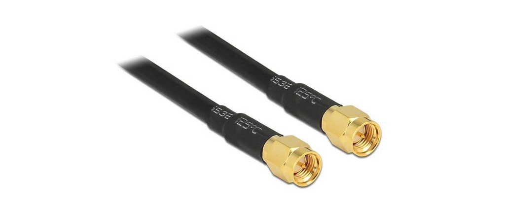 Delock Câbles d’antenne LMR195 SMA à SMA, 2 m