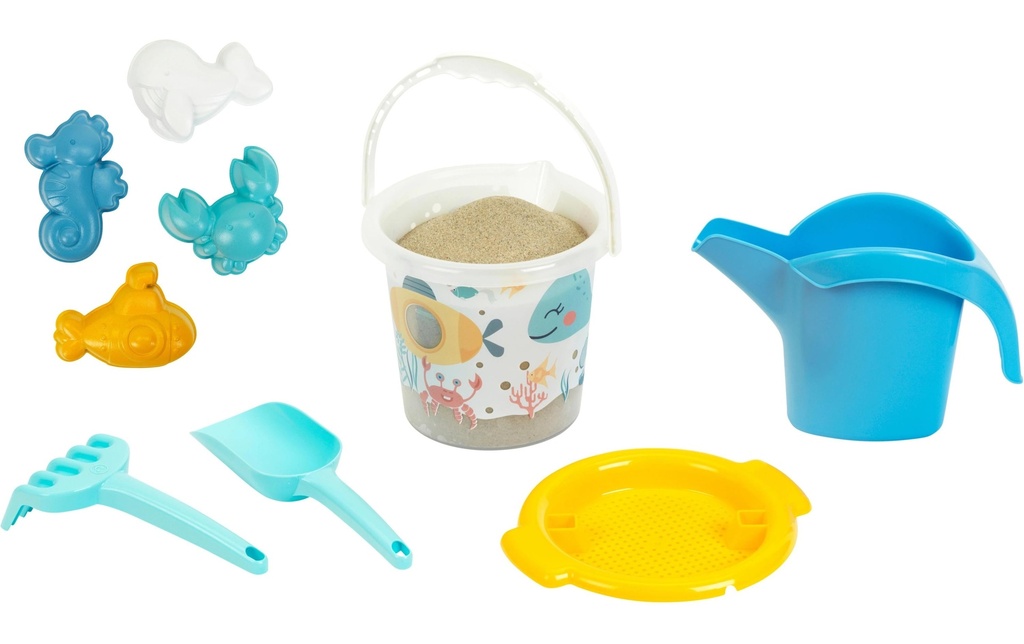 Klein-Toys Set de seaux de sable – Monde de l'eau 9 Pièce/s