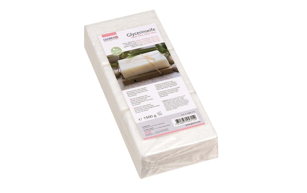 Glorex Savon à la glycérine Éco Opaque, 1500g
