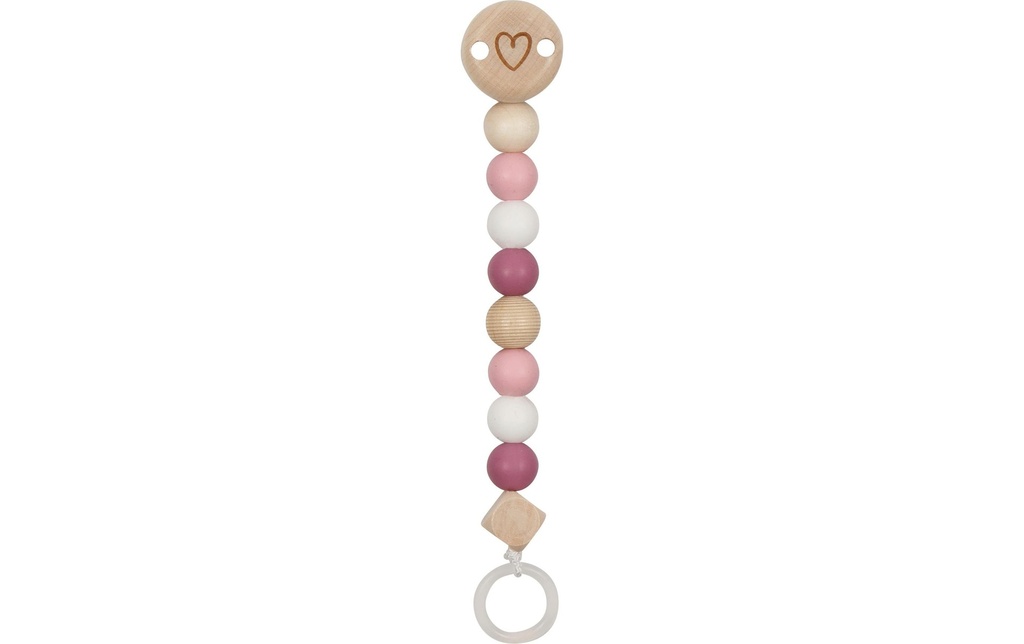 Goki Collier de dentition Étoile Rose