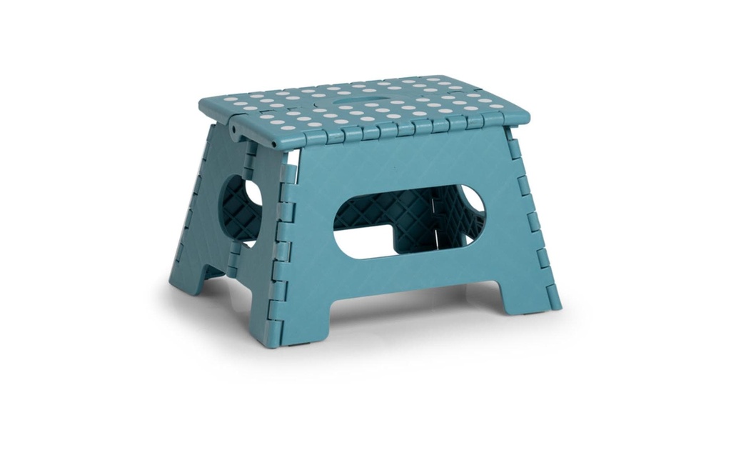 Zeller Present Tabouret pliant 35 x 28 x 22 cm, bleu glacier