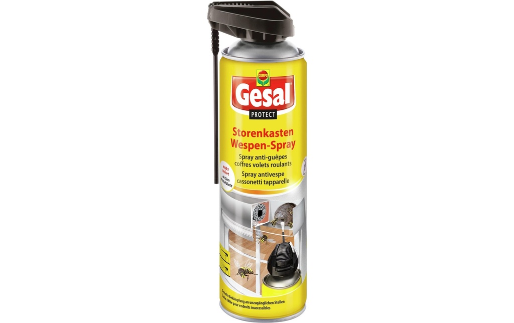 Gesal Spray anti-guêpes Protect pour caissons de stores 500 ml