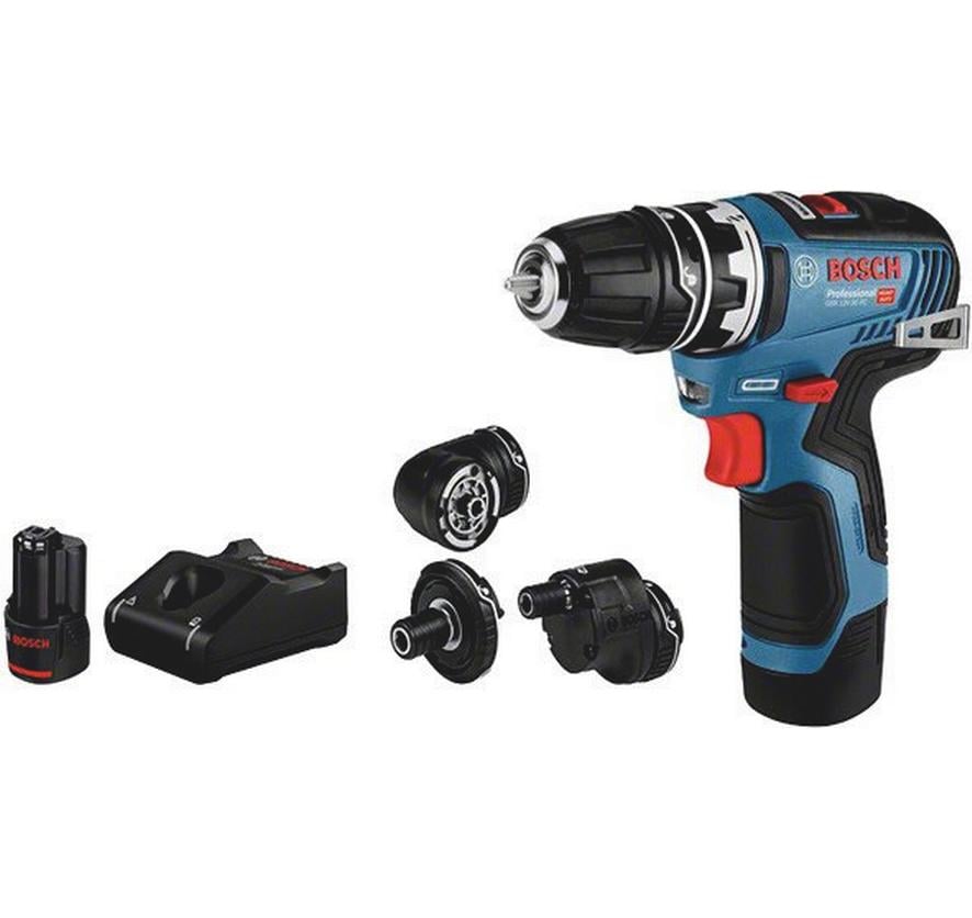 Bosch Professional Perceuse-visseuse sans fil GSR 12 V-35 FC Kit avec jeu d'accessoires