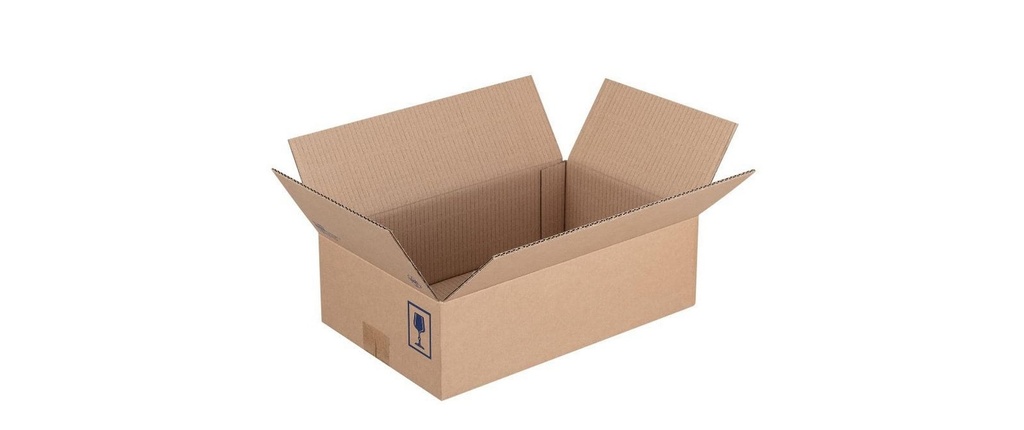 Brieger Carton d’expédition VinoPac 37 x 12.5 x 10.1 cm