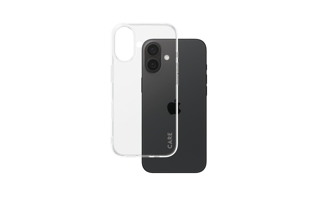 CARE Coque arrière Fashion X-Ray Soft Basic iPhone 16 Transparent