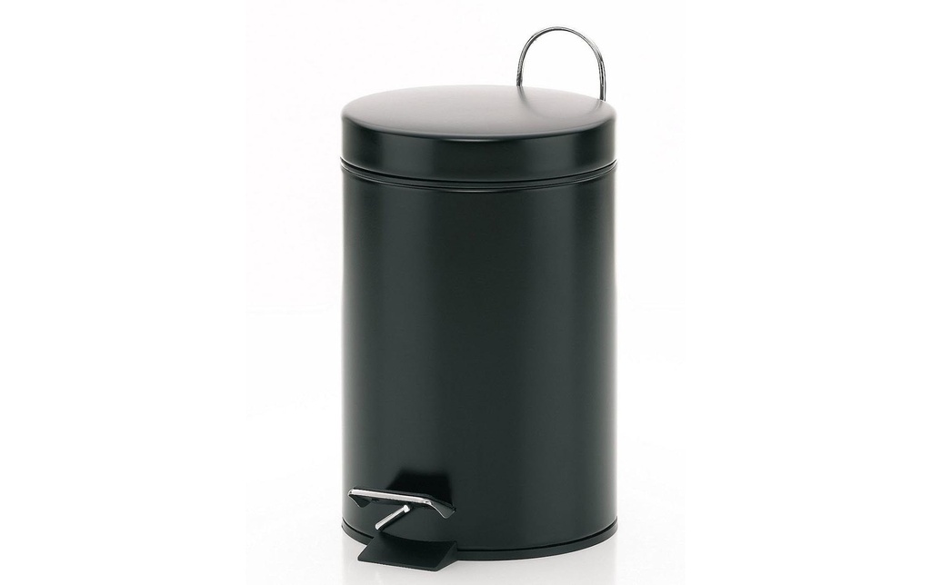 Kela Poubelle cosmétique Monaco 3 l, Noir