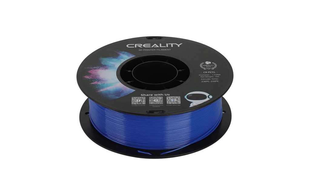 Creality Filament PETG, Bleu, 1.75 mm, 1 kg