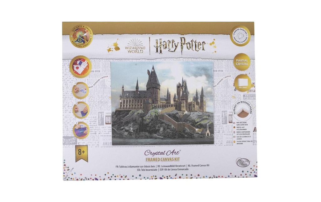 CRAFT Buddy Kits de bricolage Crystal Art Kit Château de Poudlard