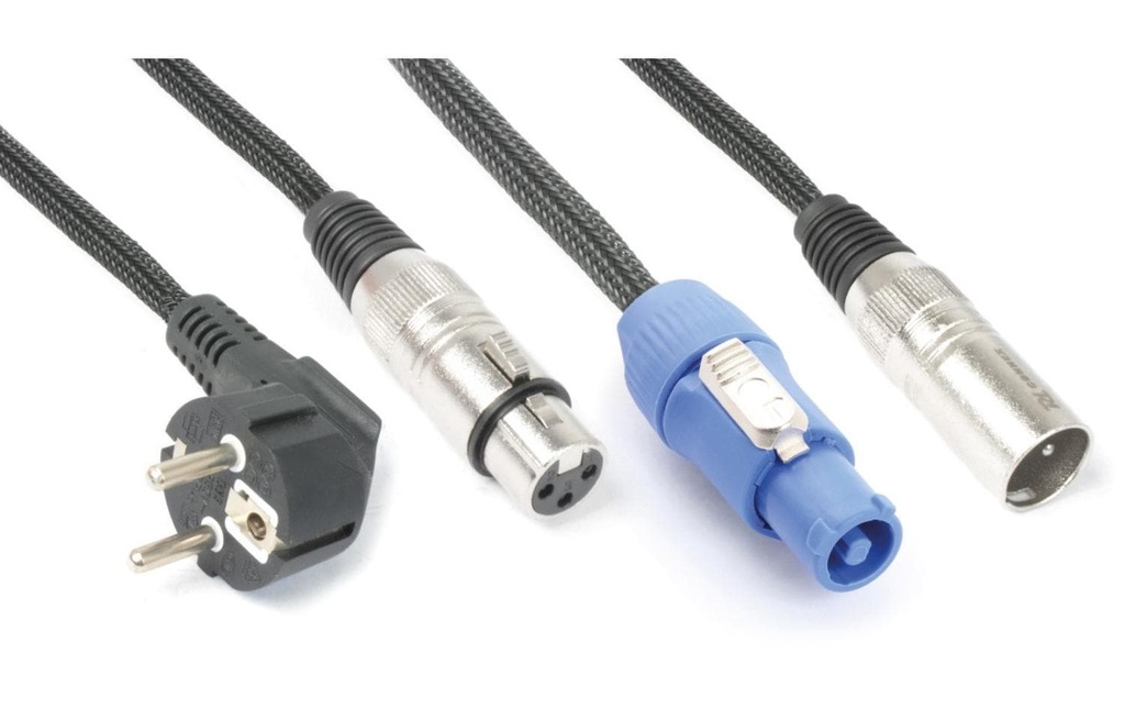 PD Connex CX03-15 XLR 3 pôles, femelle - XLR 3 pôles, mâle 15 m