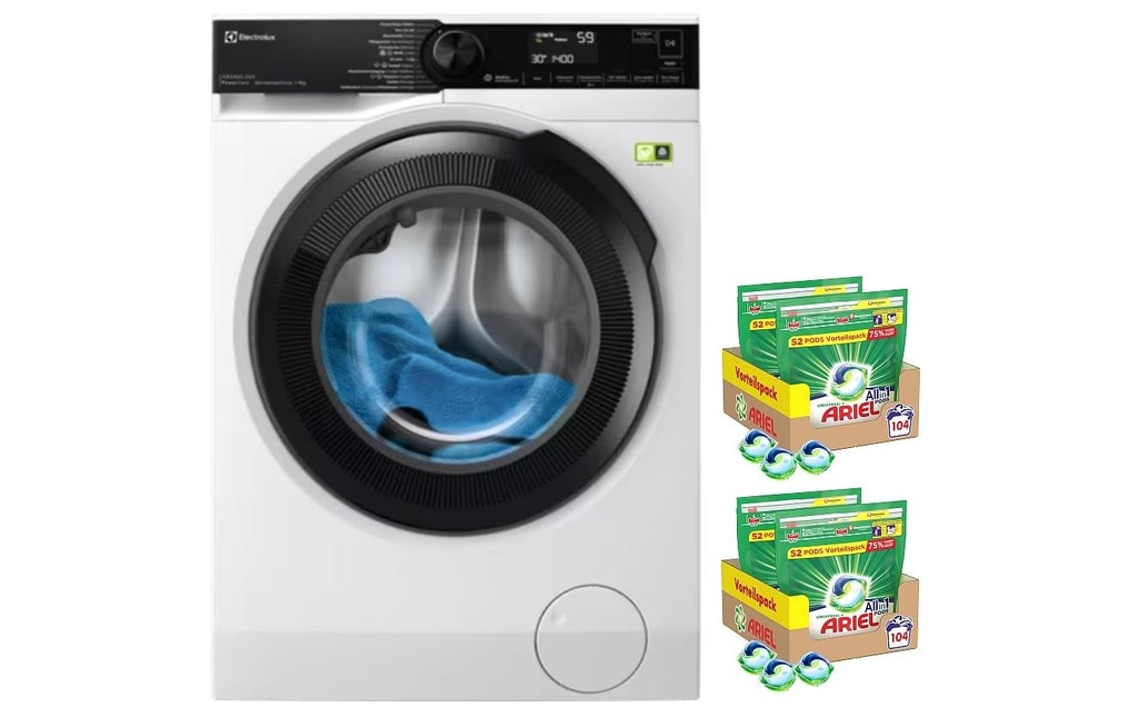 Electrolux Machine à laver WAGL6E500 Gauche Ariel PODS