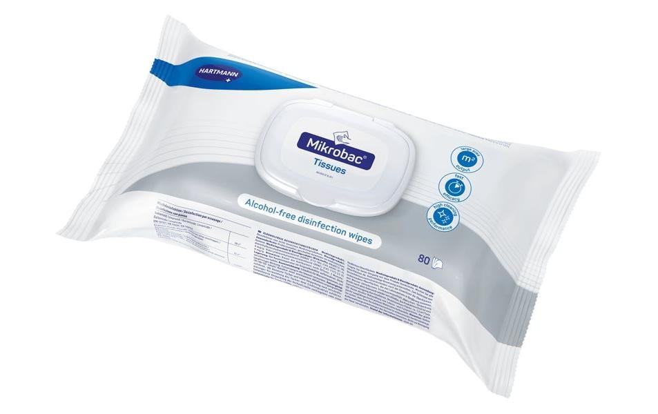 Hartmann Lingettes désinfectantes Microbac 80 lingettes