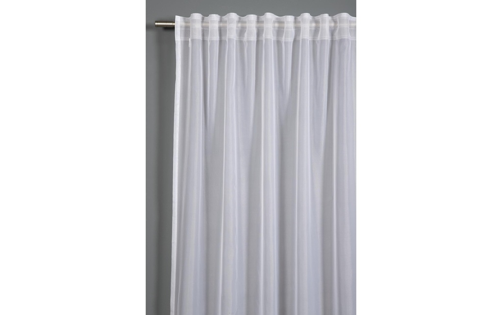 Gardinia Rideau de jour Voile uni 450 cm x 245 cm, blanc