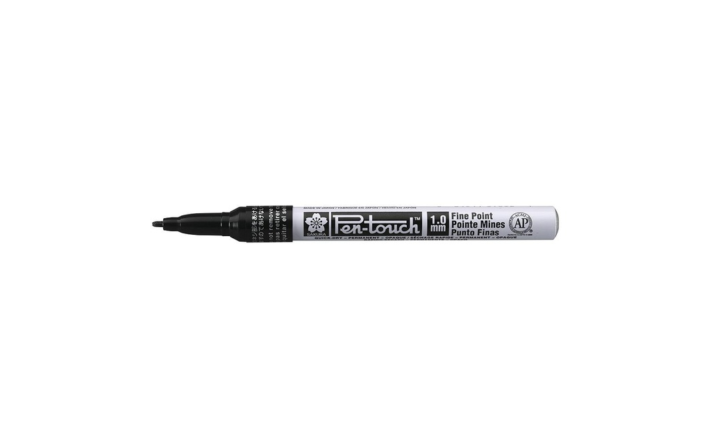 Sakura Marqueur peinture Pen-Touch 1,0 mm, F, Noir