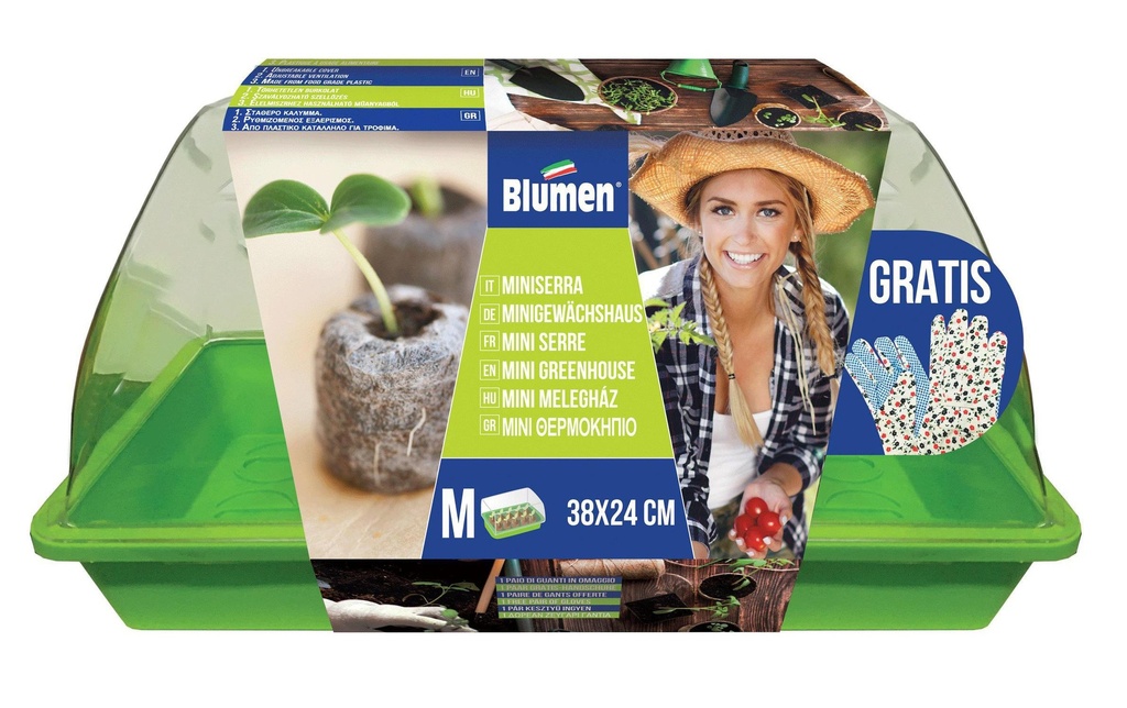 Blumen Serre Uni Grow, 38x24x18 cm