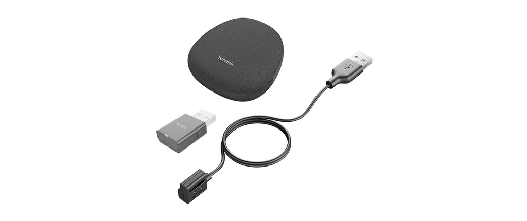 Yealink Set d'accessoires pour WH62/66 Noir