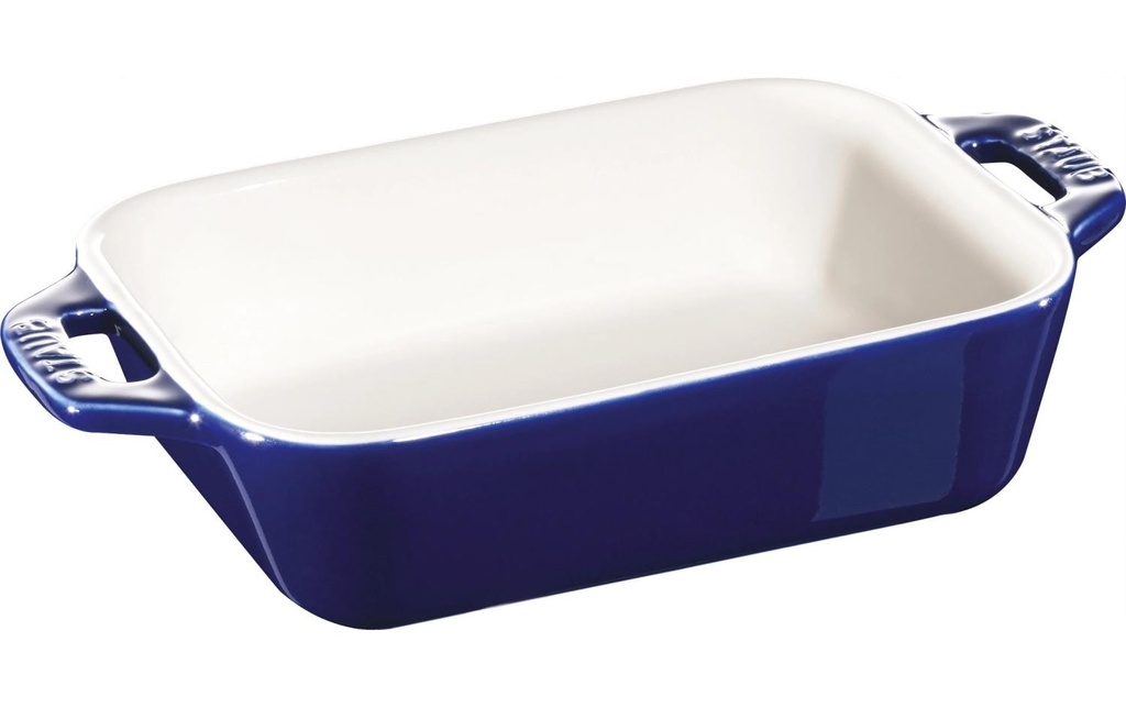 Staub Plat à gratin 34 x 24 cm, Bleu foncé