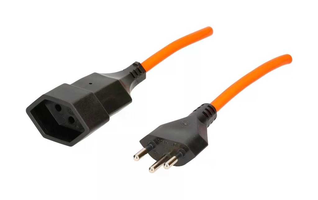 Max Hauri Câble de prolongation 25 m T13 - T12, Orange