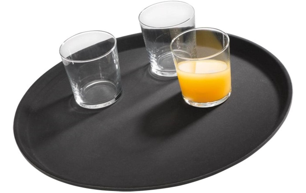 APS Plateau de service Nonslide 40.5 cm, noir