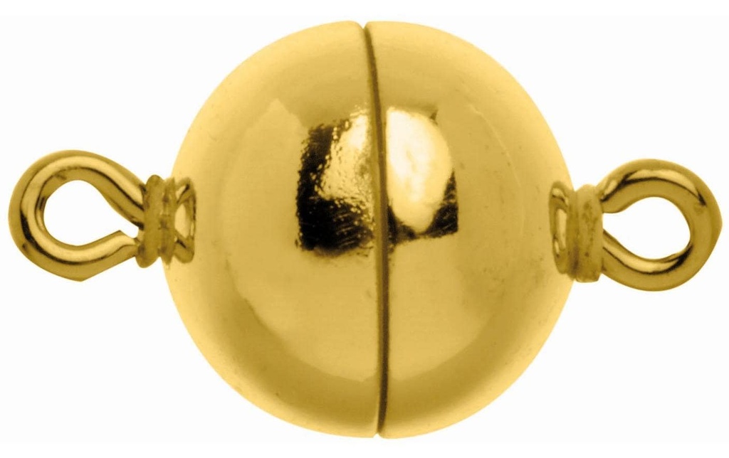 Glorex Fermeture Muggle 10 mm, or
