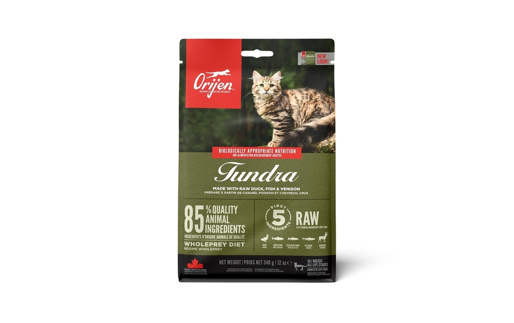 Orijen Alimentation sèche Cat Tundra avec chèvre, 340 g