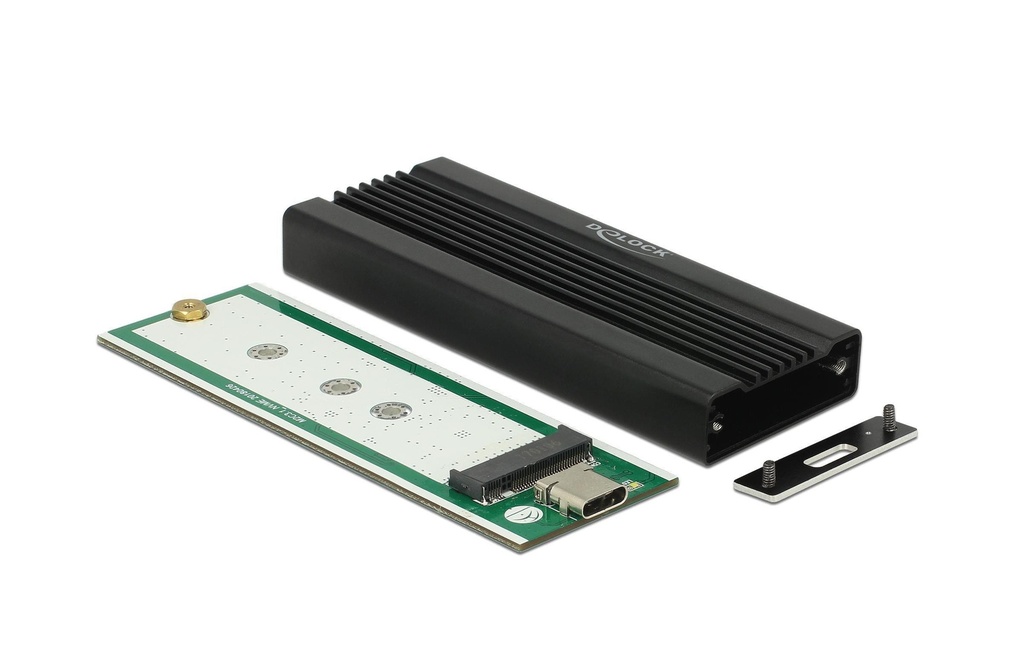 Delock Boîtier externe USB-C 3.1 Gen2 pour M.2 NVME SSD M.2