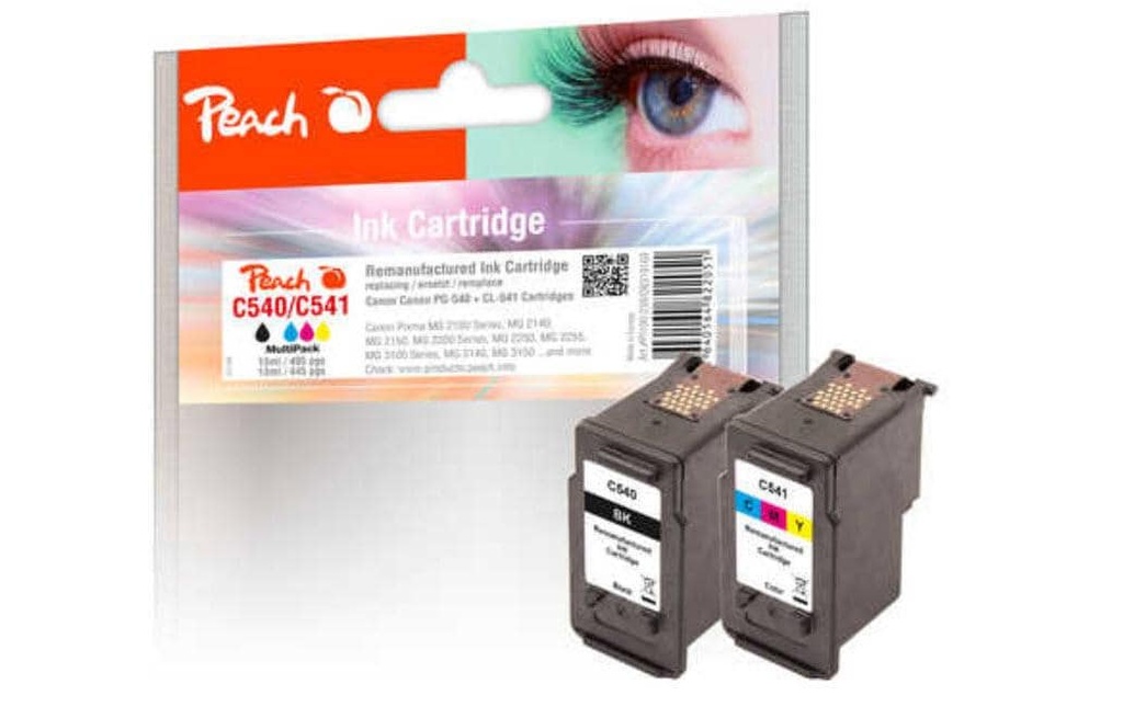 Peach Kits d’encre Canon PG-540/CL-541