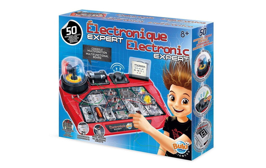 Buki Boîtes d’expérimentation Expert en électronique